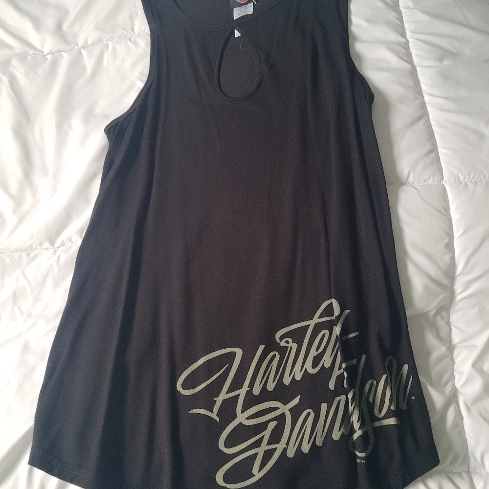 Women's Harley-Davidson Black Sleeveless Shirt